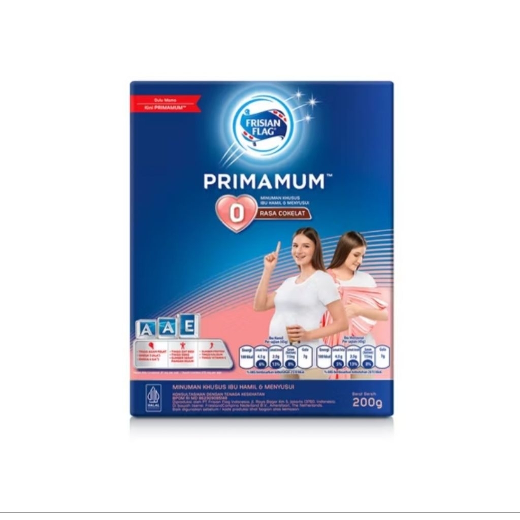 Frisian Flag Primamum Mama Chocolate 200 gr - Susu Ibu Hamil dan Menyusui - 1 pcs