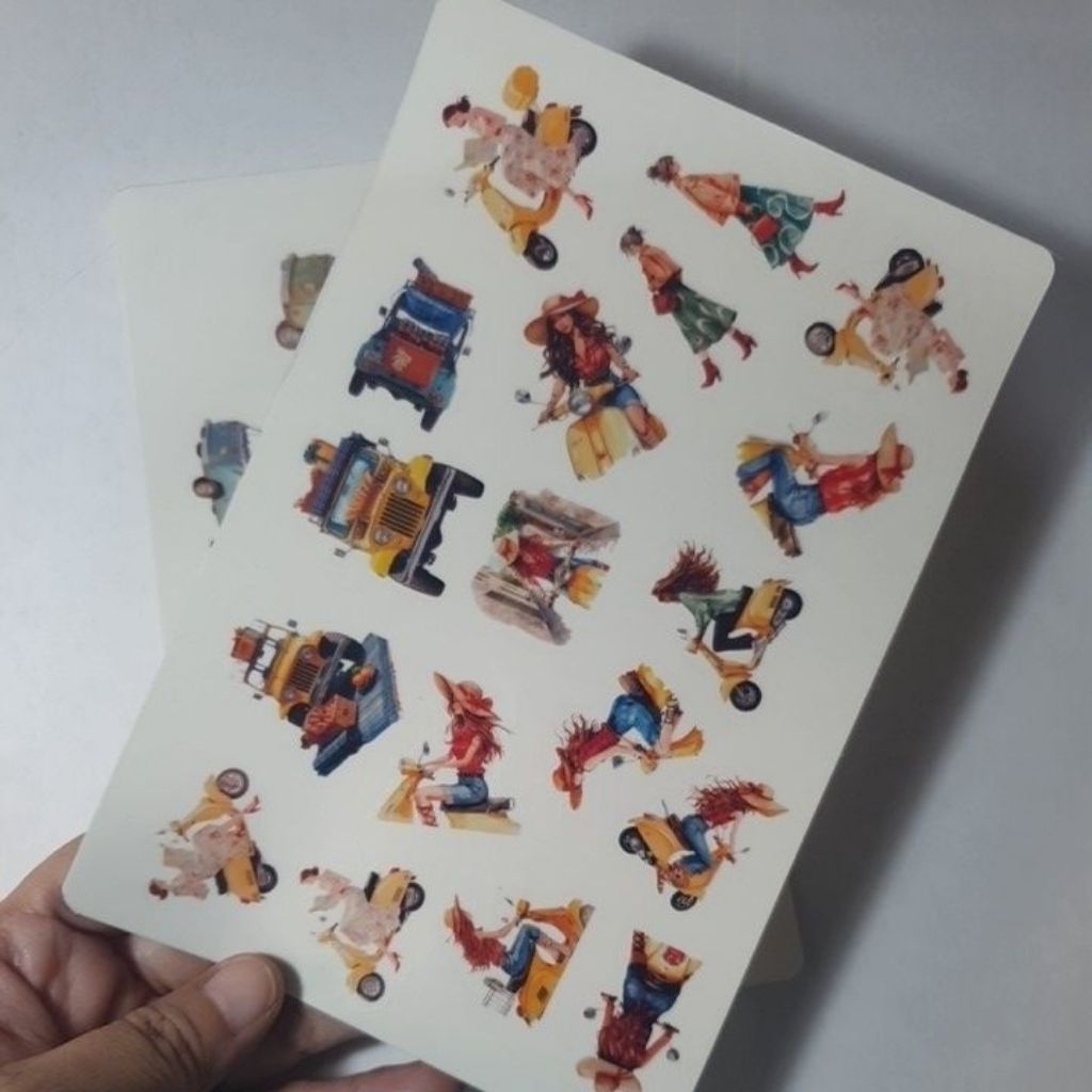 

ARTDOESWORK Going somewhere stiker transparant