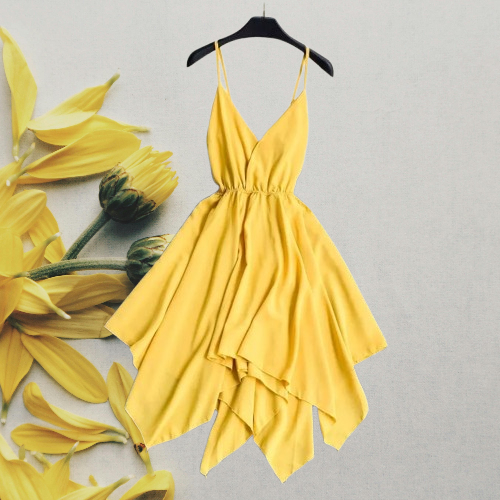 Mini Dress Wanita Asimetris Kotak Overall OL Singlet Gandul Satin Premium Adem Nyaman Korea jumbo