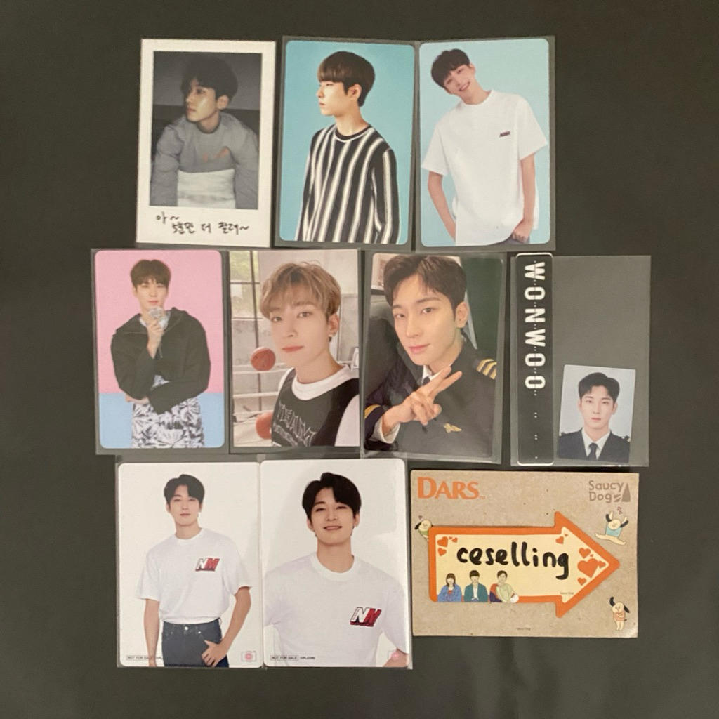 SEVENTEEN - Wonwoo Carat Membership Photocard SET (Wonwoo 1st 2nd 3rd 4th 5th Pilot 6th Abas)