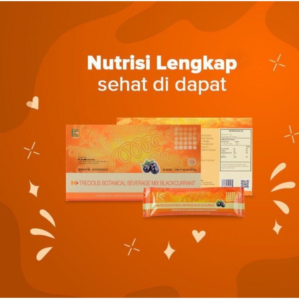 

K-Trecious Botanical Beverage Mix Blackcurrant