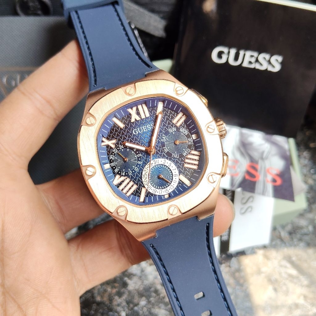 Jam Tangan Pria Guess Headline GW0571G2 Original Free Box Ori