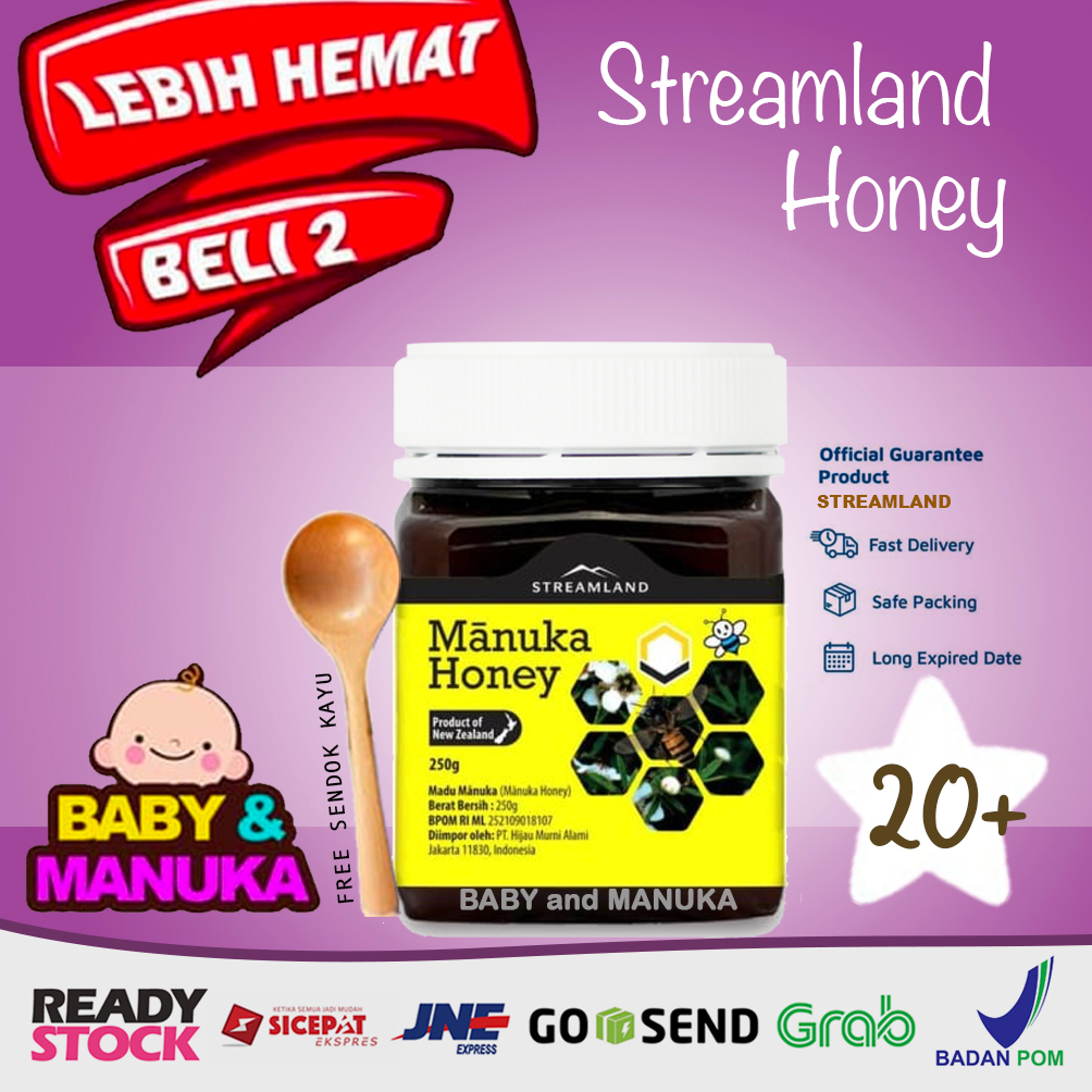 

Streamland Madu Manuka UMF 20 (250gr) -Honey Original New Zealand
