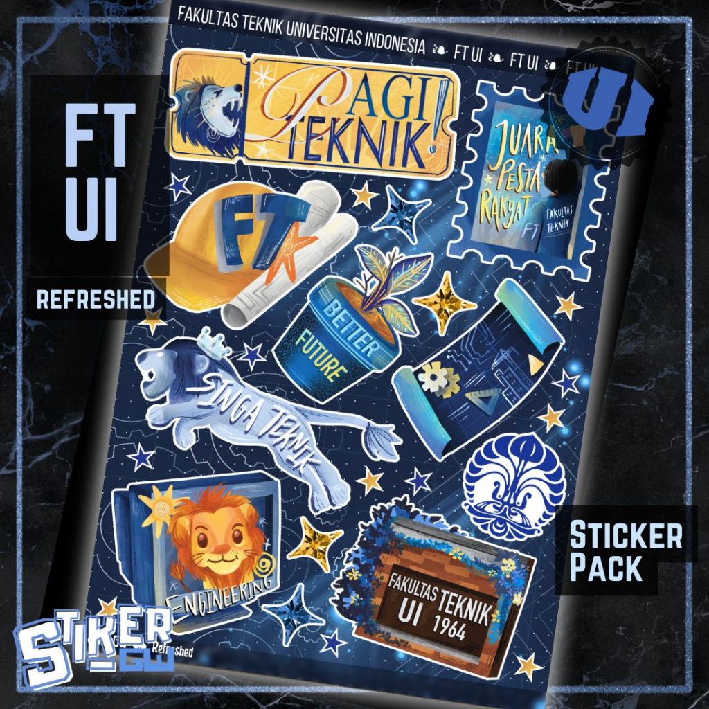 

[NEW] Sticker Pack FT UI Refreshed | STIKER FAKULTAS TEKNIK UNIVERSITAS INDONESIA | StikerGW