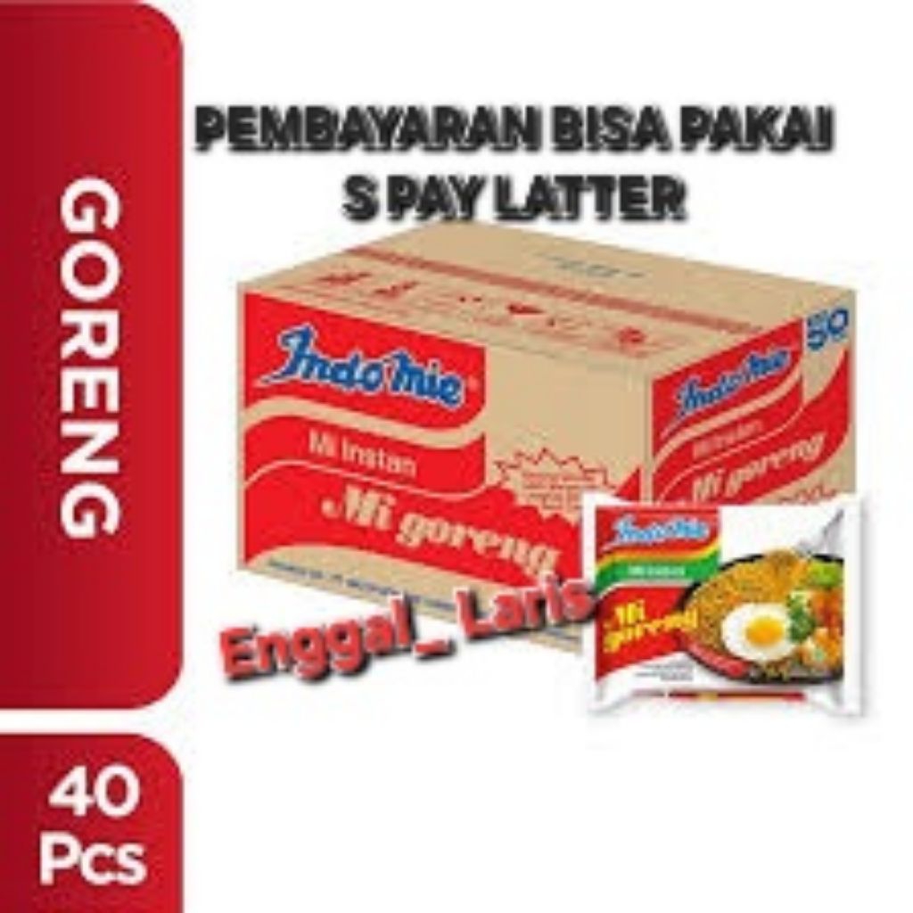 

[ kirim instant ] Indomie goreng 1 dus isi 40 pcs