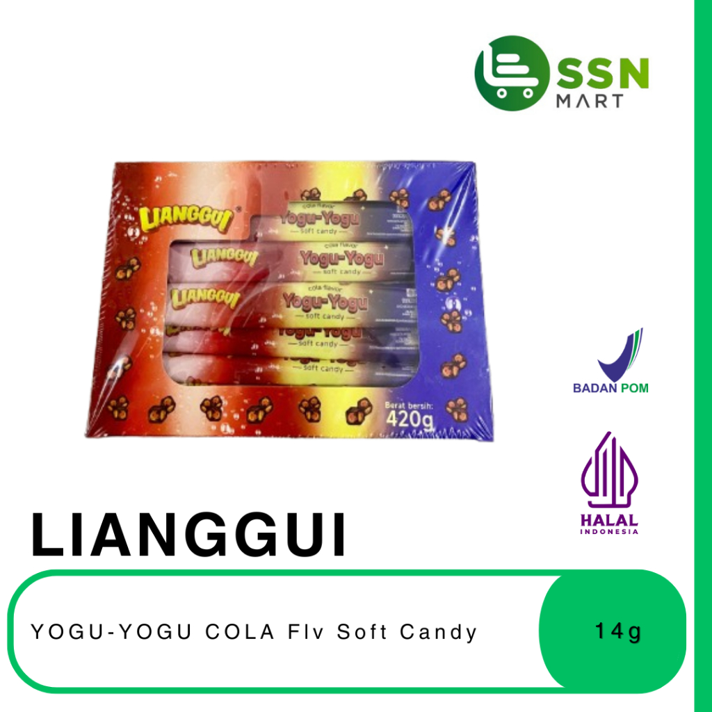 

SSNMart Lianggui YOGU-YOGU COLA Flv. Soft Candy 14g