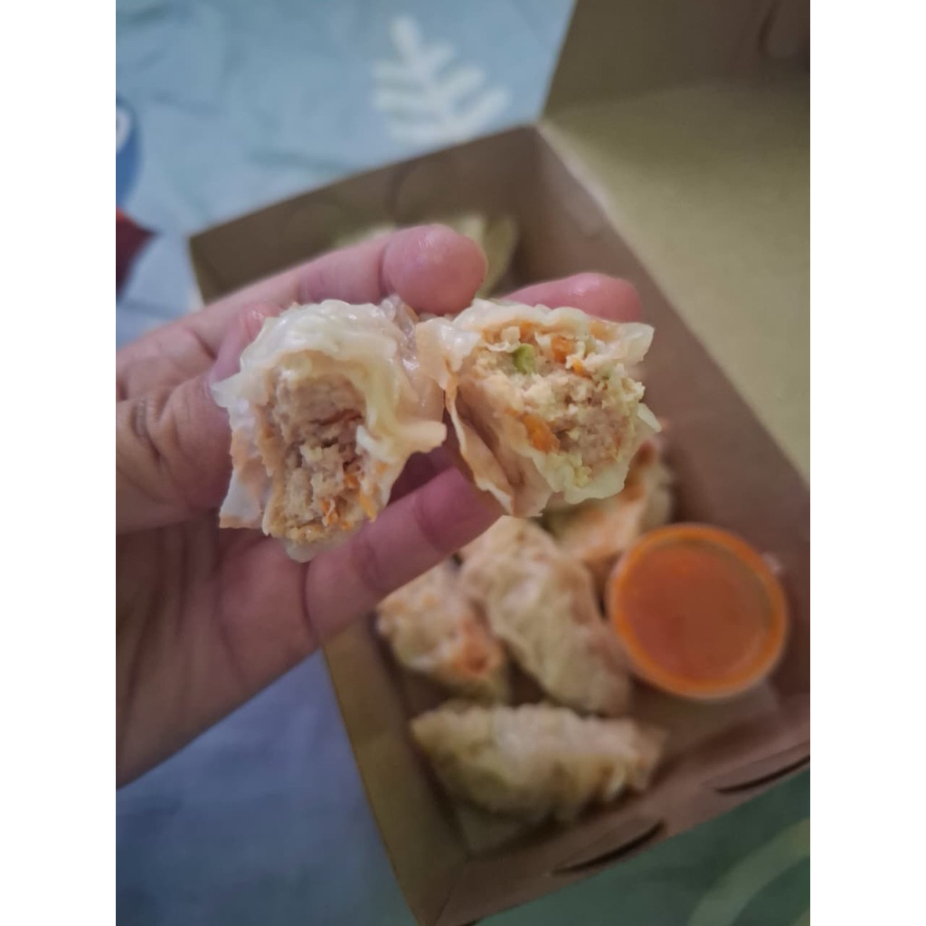 

gyoza & crabstick resepku street food by fida