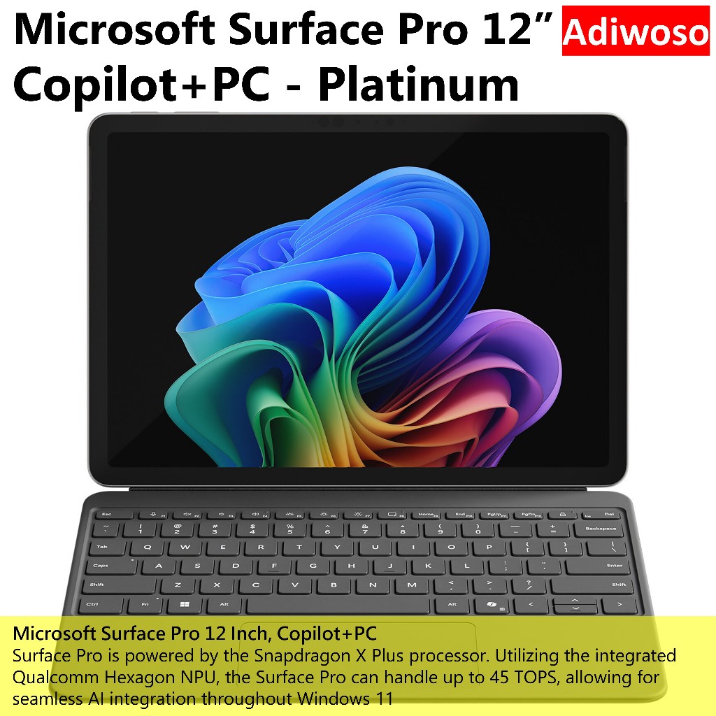 Microsoft Surface Pro 12 Inch Copilot PC