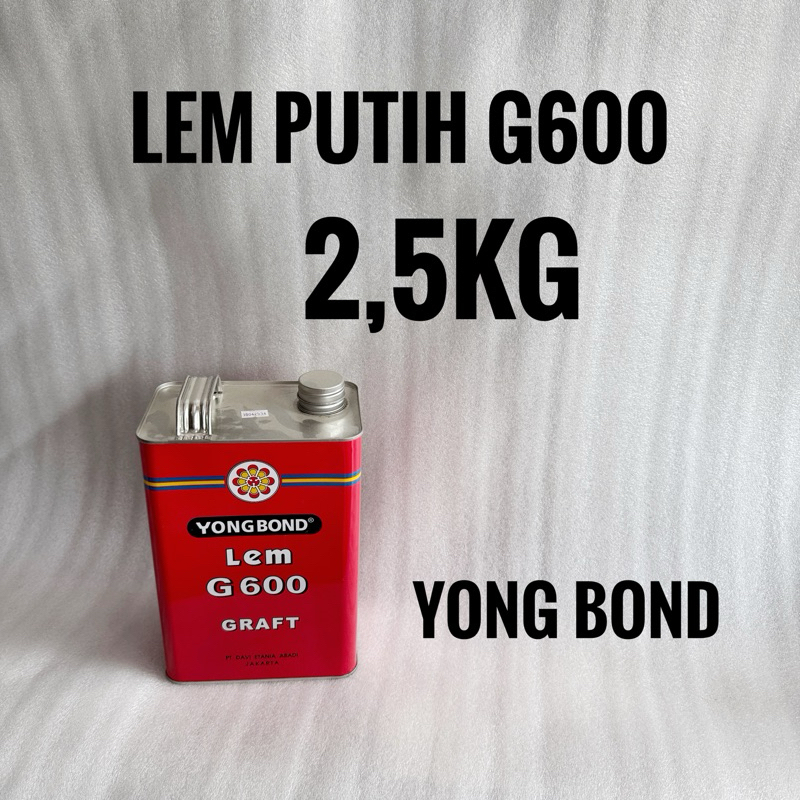 Yong Bond / Lem G600 Merah / 2.5 Kg & 14 Kg