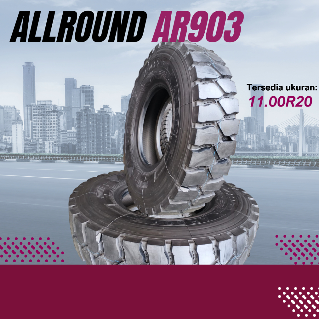 BERLIAN BAN ALLROUND Ban Truck 11.00R20 AR903 18PR ban truk