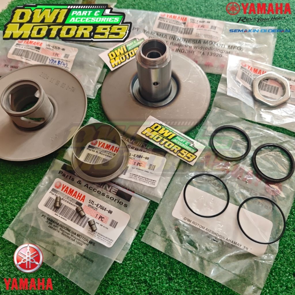 1 SET PULLY ASSY BELAKANG MIO SPORTY SMILE ORIGINAL ORI YAMAHA