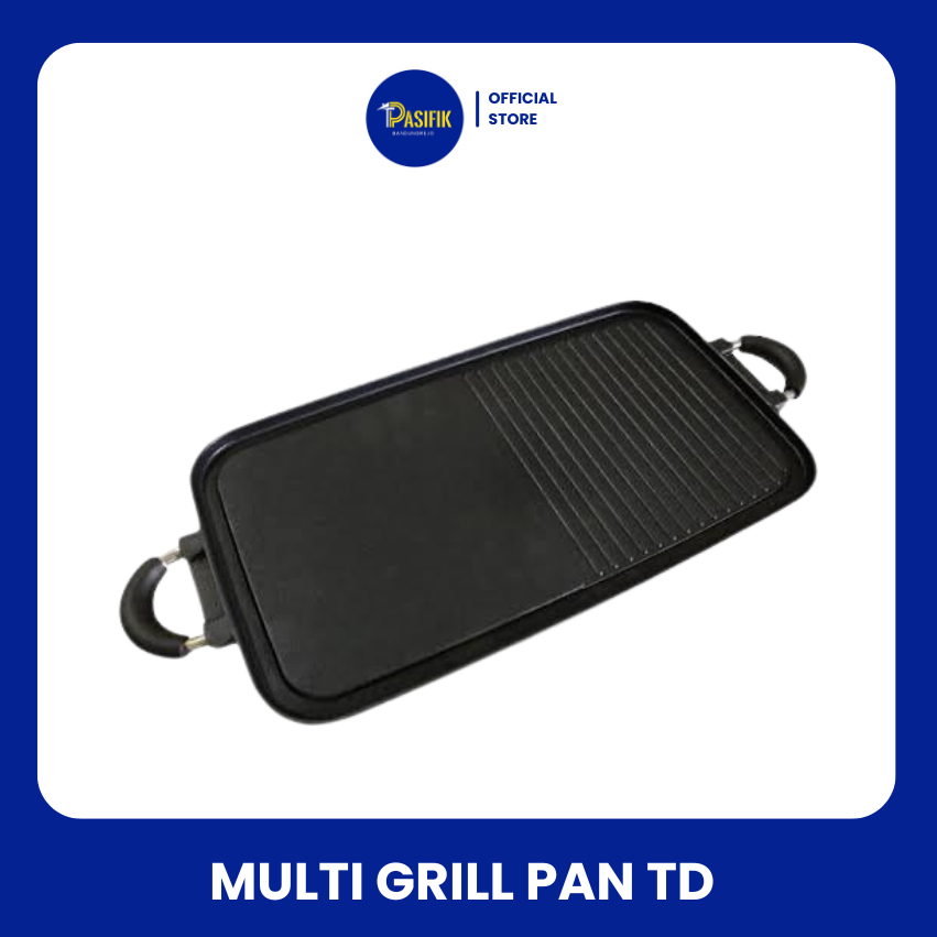 MULTI GRILL PAN TD ANTI LENGKET / TEFLON BAKARAN PERSEGI PANJANG