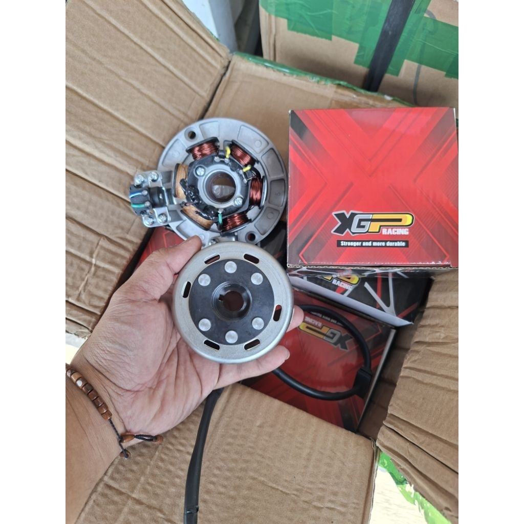 SPUL SET MAHNET YX160 PNP HONDA WIN GRAND ENGKEL