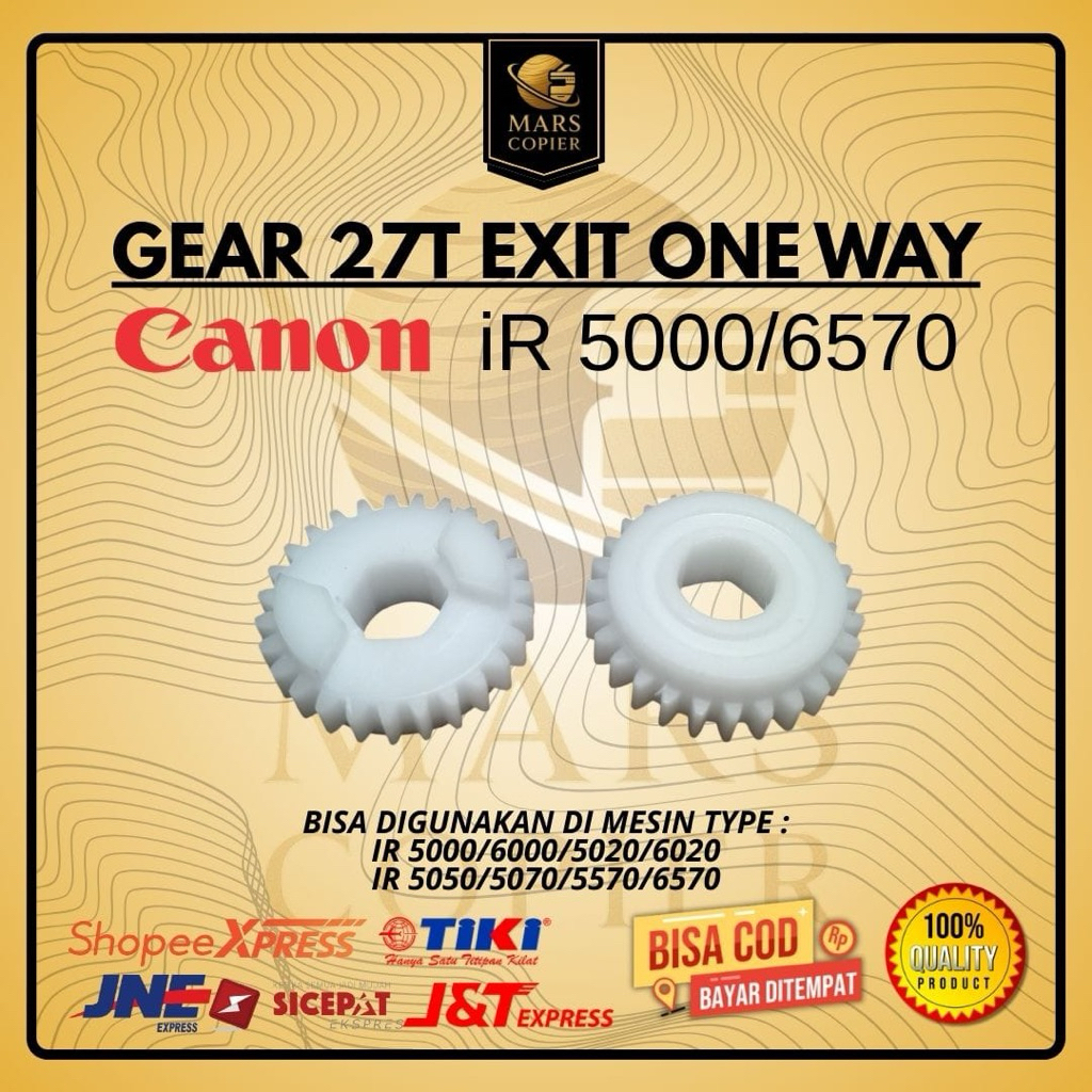 GEAR 27T EXIT ONE WAY CANON IR 5000 6000 5020 6020 IR 6570 5570