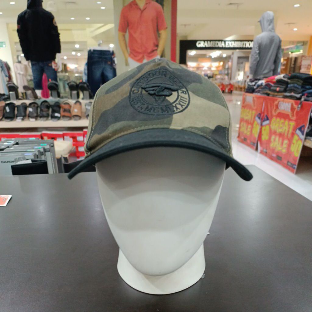 TOPI PRIA CARDINAL CASUAL, WARNA KHAKY ORIGINAL, 100%KATUN/58141678