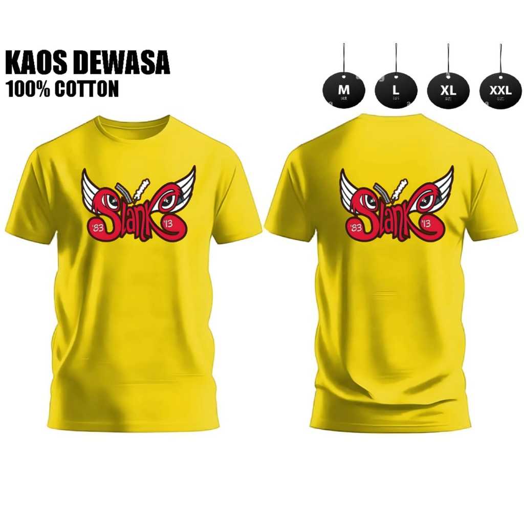 Kaos Oblong Cotton 24s Logo SlanK M-XXL
