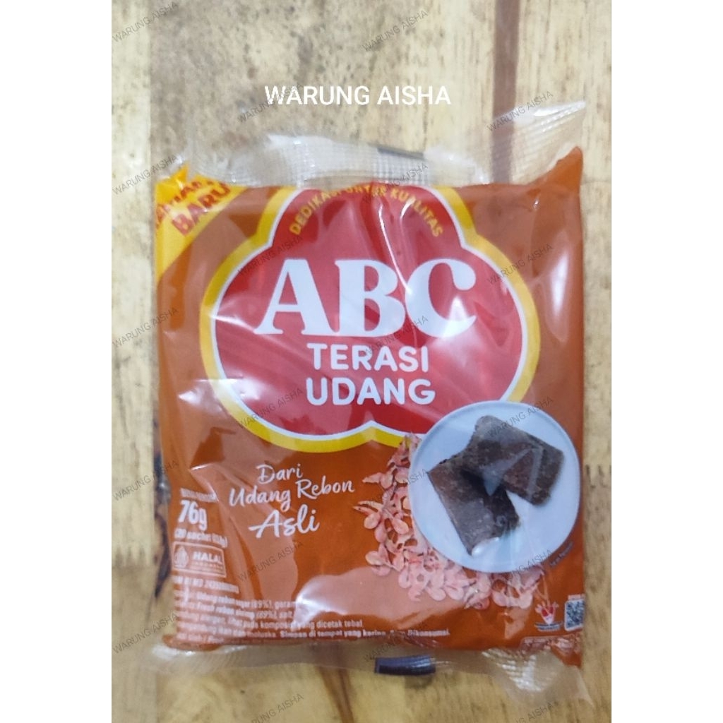 

Bumbu Masak ABC Terasi Udang isi 20 sachet @3.8gr