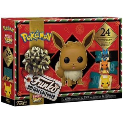 Funko Pop Holiday Calendar - Pokemon, 24 Pocket Pop Vinyl Figures