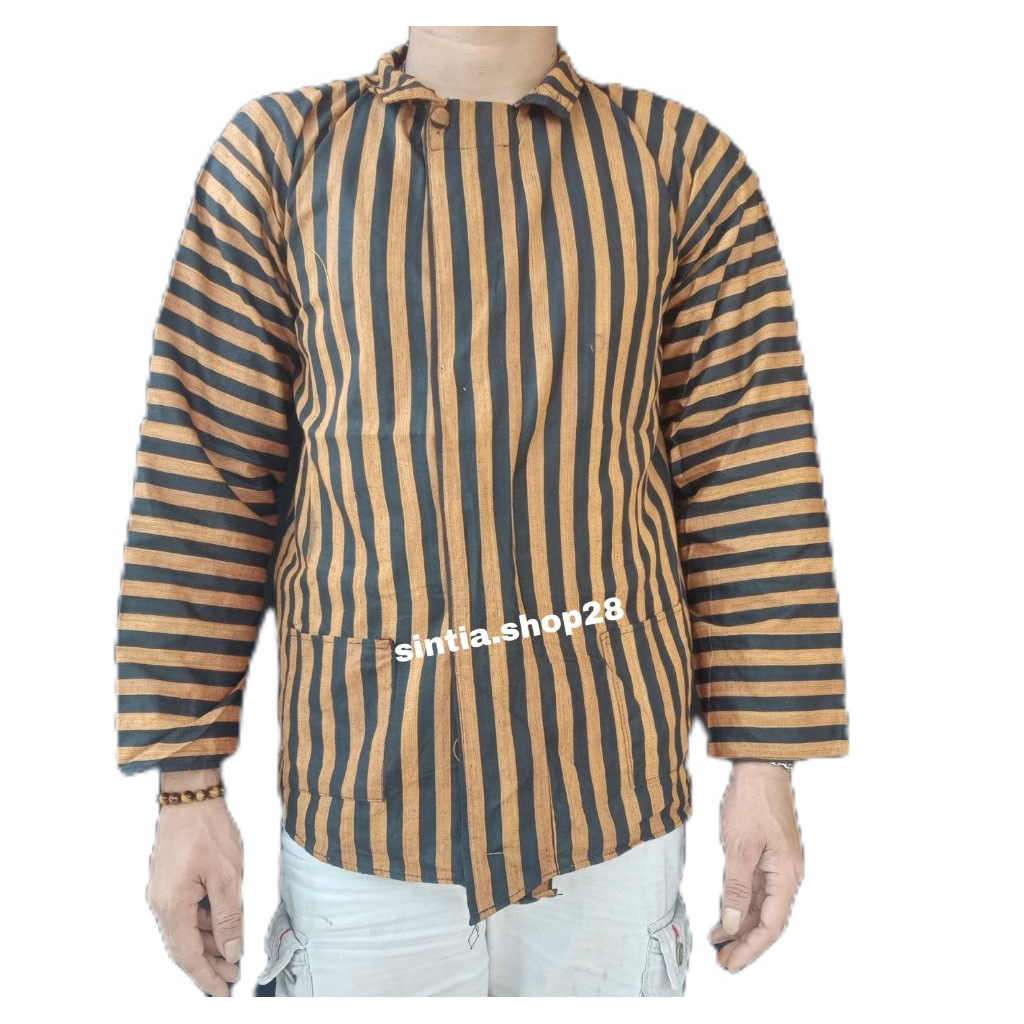 Baju Surjan Lurik Premium / Surjan Lurik Pria