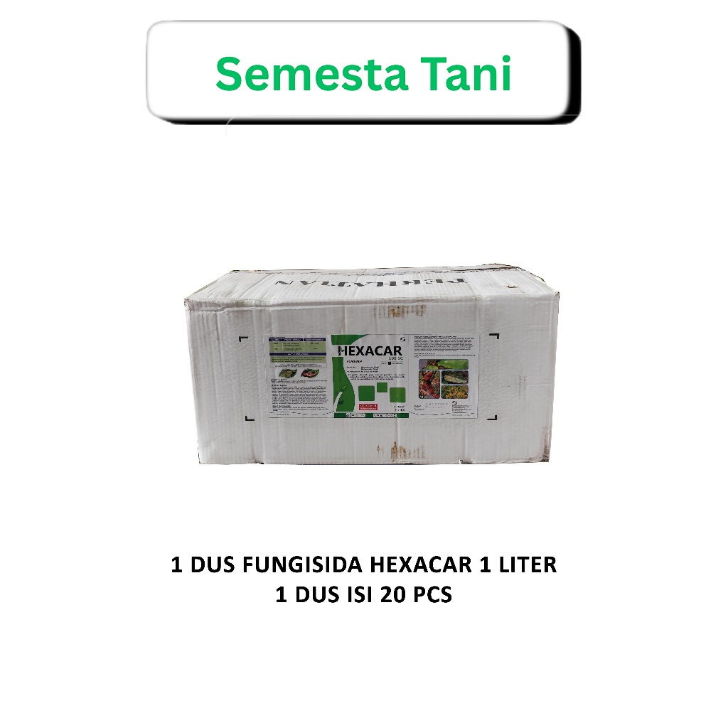 1 DUS - FUNGISIDA HEXACAR 1 LITER - 1 DUS ISI 20 PCS