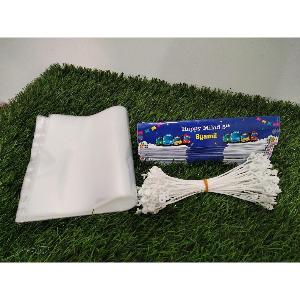 

Label Pastik Snack Ultah Custom (LABEL+TALI+PLASTIK)