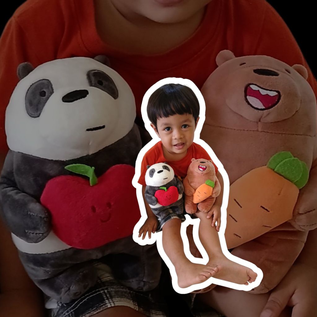 boneka miniso we bare bears