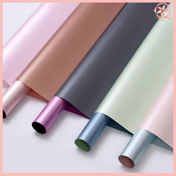 

PACK 20 Kertas Buket Bicollor Metalic Cellophane Flower Wrapping KB6071