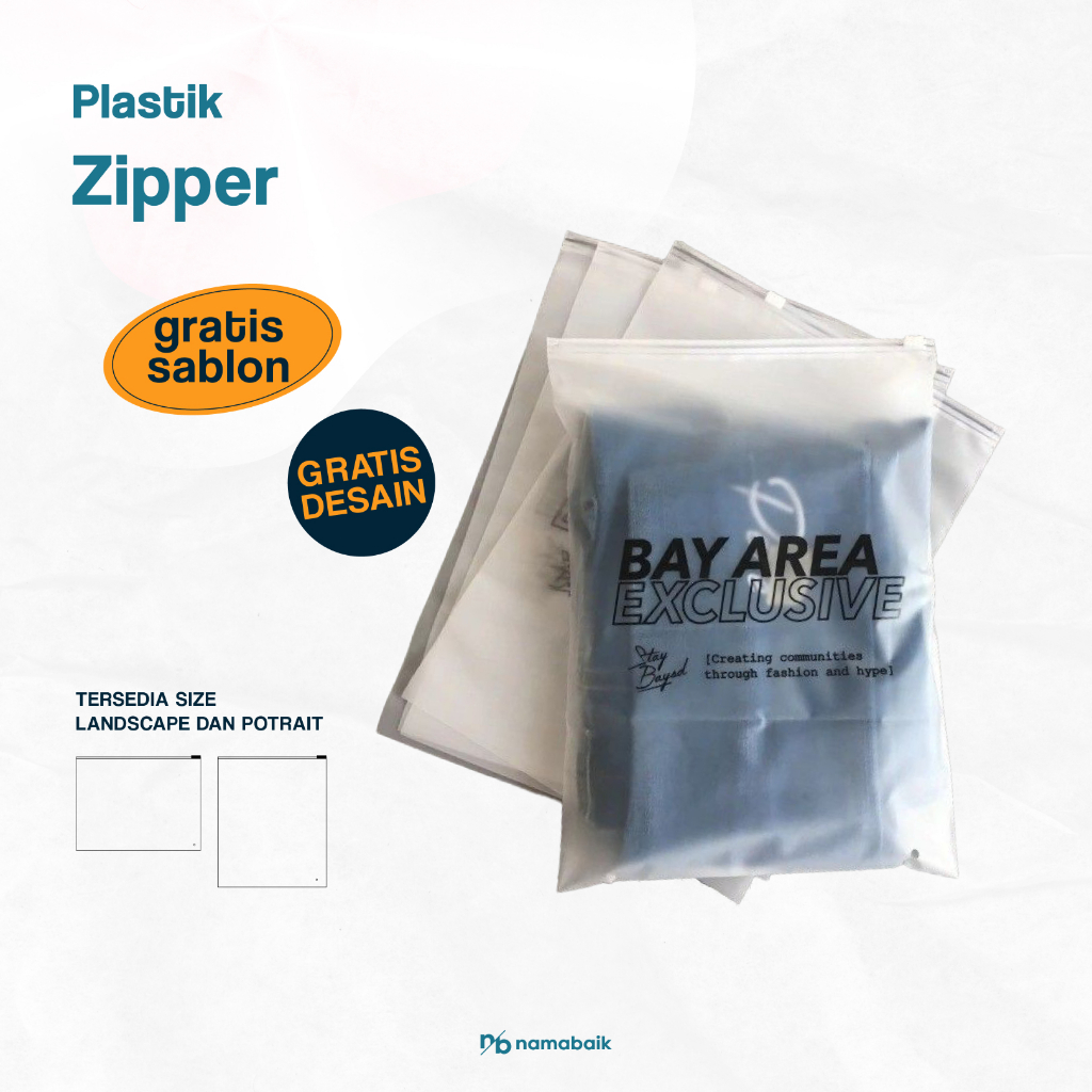 

Zipper lock Plastik ziplock Sablon plastik mika import plastik shopping bag kantong packaging