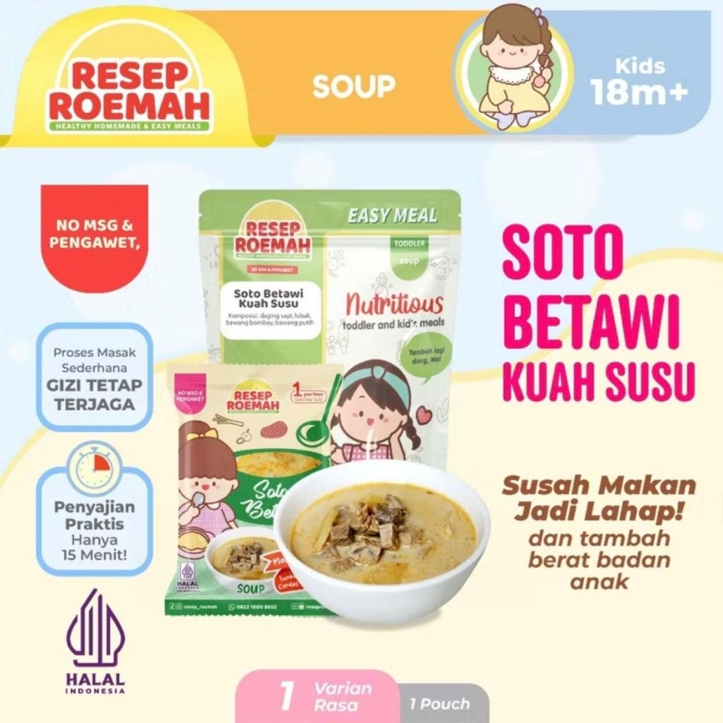 

Resep Roemah Soto Betawi Kuah Susu / Makanan Sehat Anak / Kids Healthy Homemade Frozen Food / No MSG