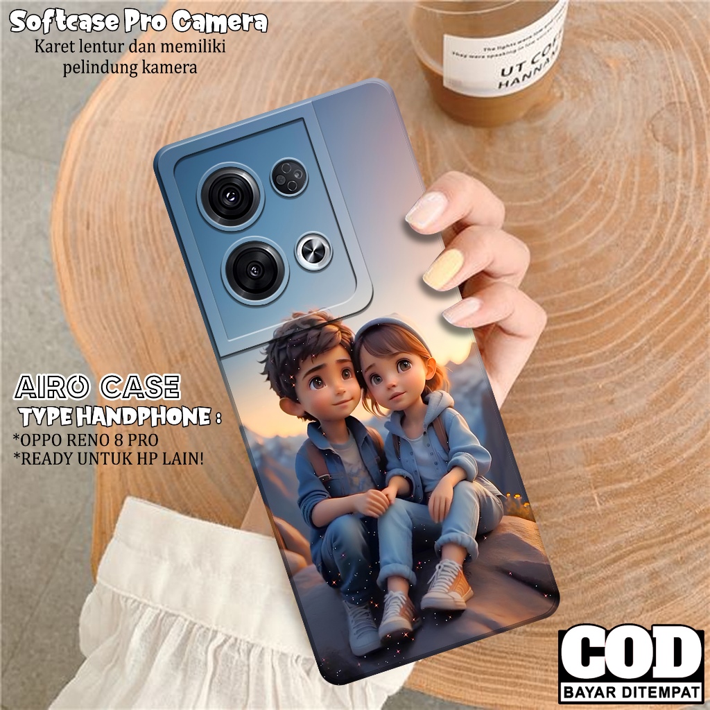 Case Oppo Reno 8 pro Terbaru - Softcase Oppo Reno 8 pro - Fashion Case KARTUN - Casing Oppo Reno 8 p
