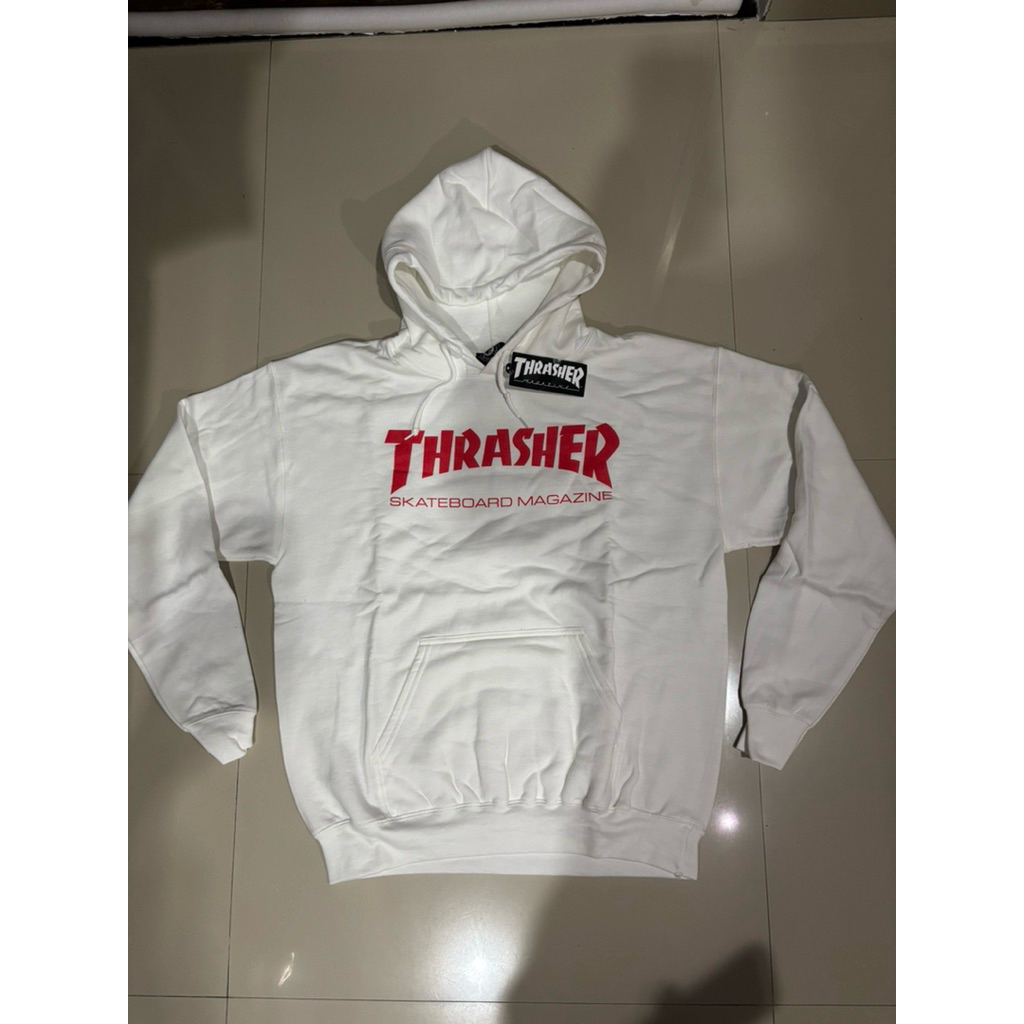 Hoodie Thrasher Magazine White Original Product 100% BNWT
