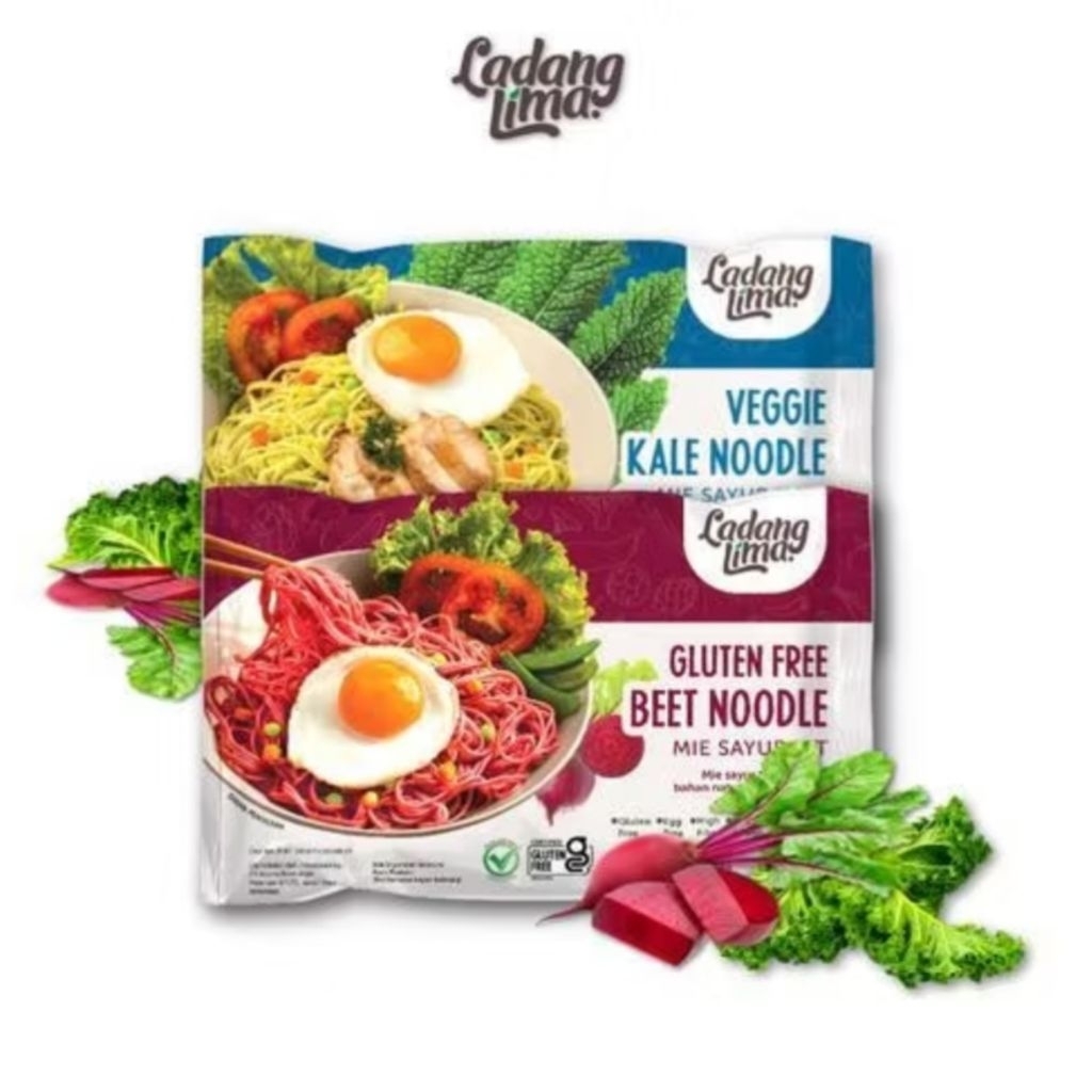 

Mi Sayur Kale & Bit - Veggie Noodle Kale & Beet "Gluten Free" Ladang Lima 76gr