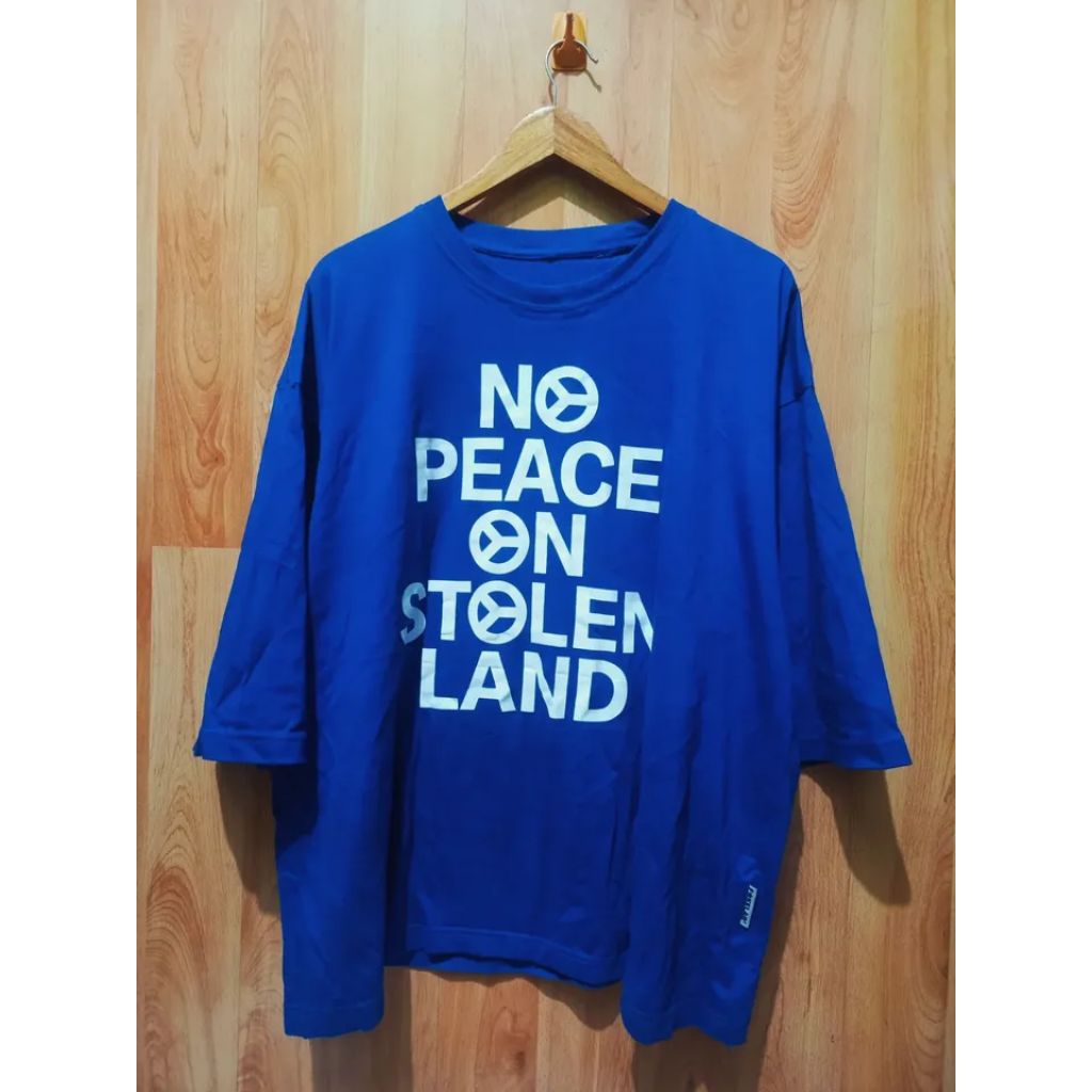 T-Shirt Oversize Biru, ORI Fakelab, Second