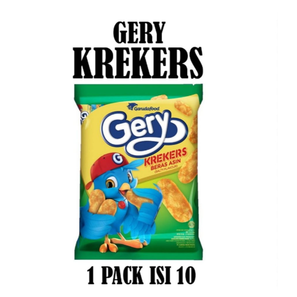 

GERY KREKERS BERAS ASIN 1 PAK ISI 10×56 GRAM