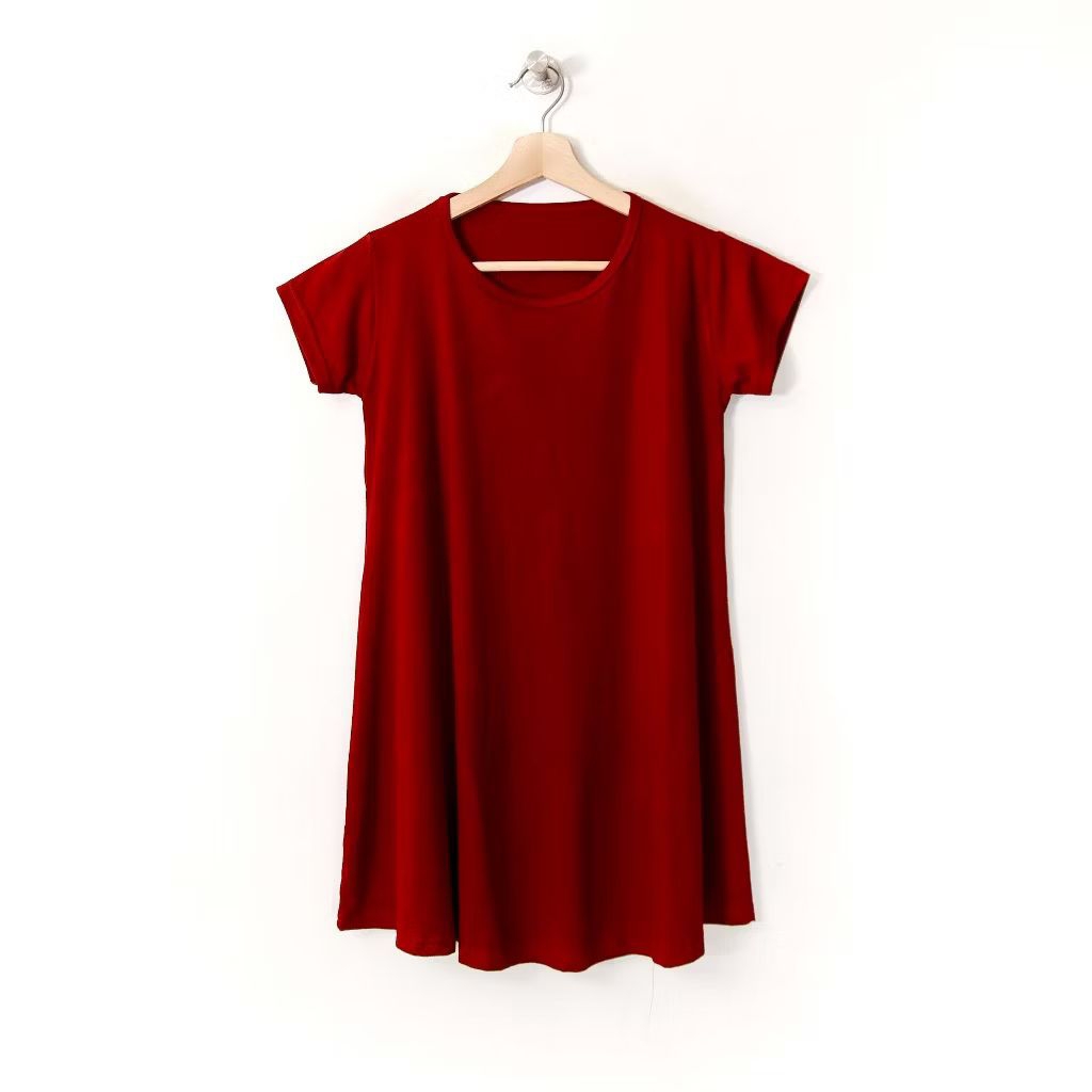 RAINBOW DRESS MOLA | DRESS WANITA BABY DOLL | DRESS WANITA JUMBO