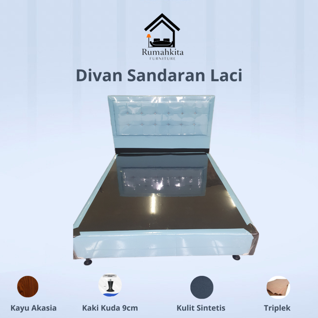 Divan Sandaran Laci - Furniture Minimalis