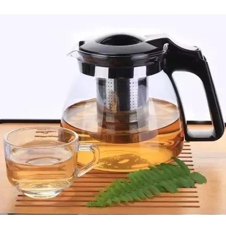 Berkualitas MINISO Teko Teapot Set Teh Sederhana 5pcs/set Teh Ketel Kaca Teapot dengan 4pcs Gelas Pr