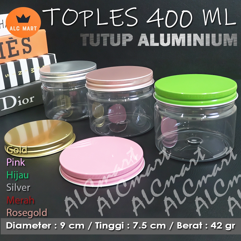 TOPLES 400ML TUTUP ALUMINIUM / TOPLES PLASTIK 400ML / TOPLES TABUNG 400ML TUTUP ALUMINIUM