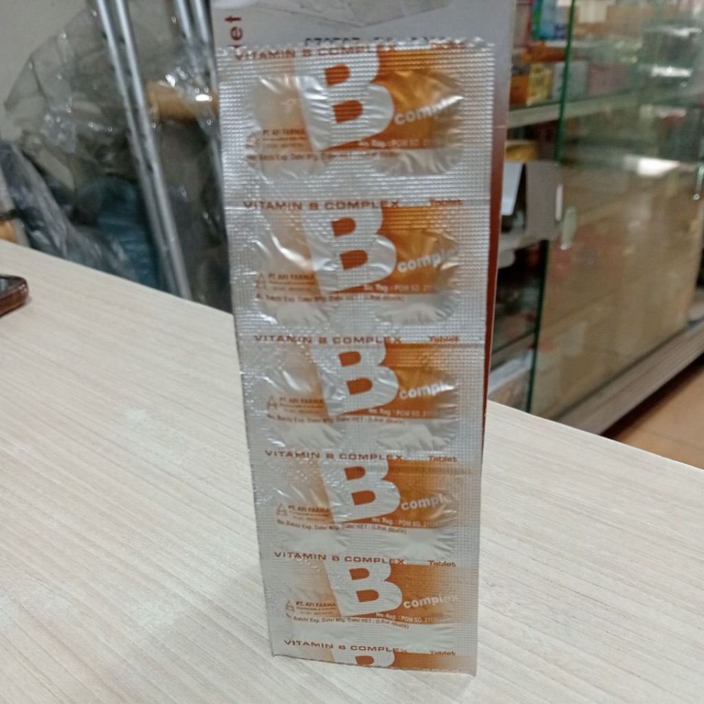 Vitamin B complex 10 tablet/strip