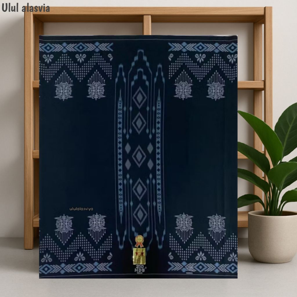 Sarung Pria Hds Samarinda Original batik & polos warna hitam motif BHS