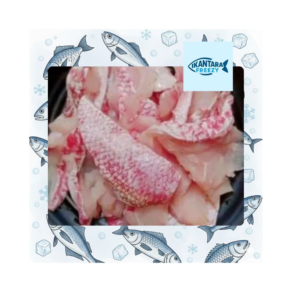 

Tetelan kakap merah 500gr frozen