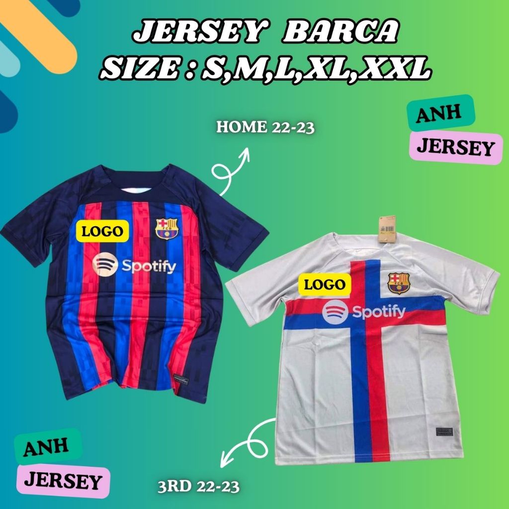 BAJU BOLA JERSEY (BARCA) BARCELONA HOME 3RD 2022-2023