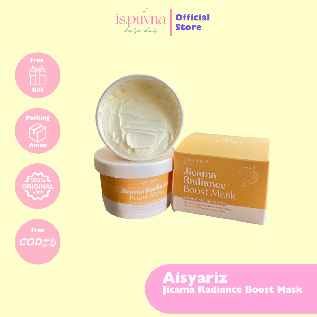 Aisyariz Jicama Radiance Boost Mask | Aisyariz Saffron Moisturizer