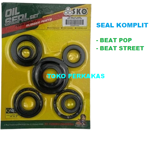 SEAL OLI KOMPLIT HONDA BEAT STREET BEAT POP SKO FUBORU