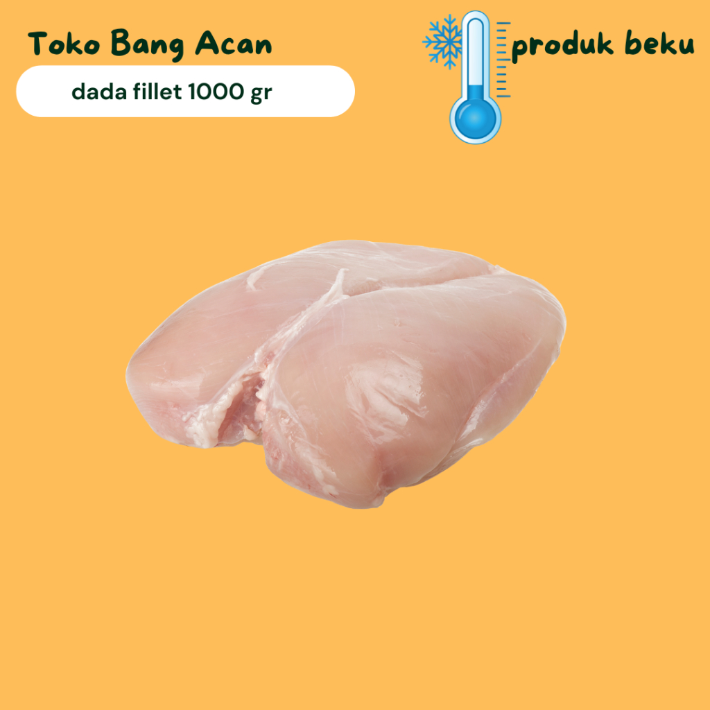 

DADA AYAM FILLET BEKU 1KG / DADA AYAM TANPA TULANG / DADA AYAM BONELESS TANPA TULANG DAN KULIT