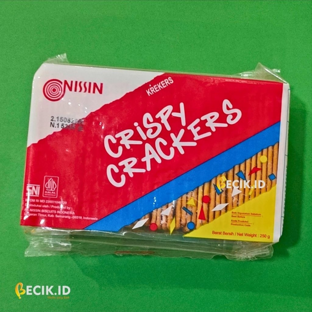 

Nissin Crispy Crackers 250g – Biskuit Renyah Gurih