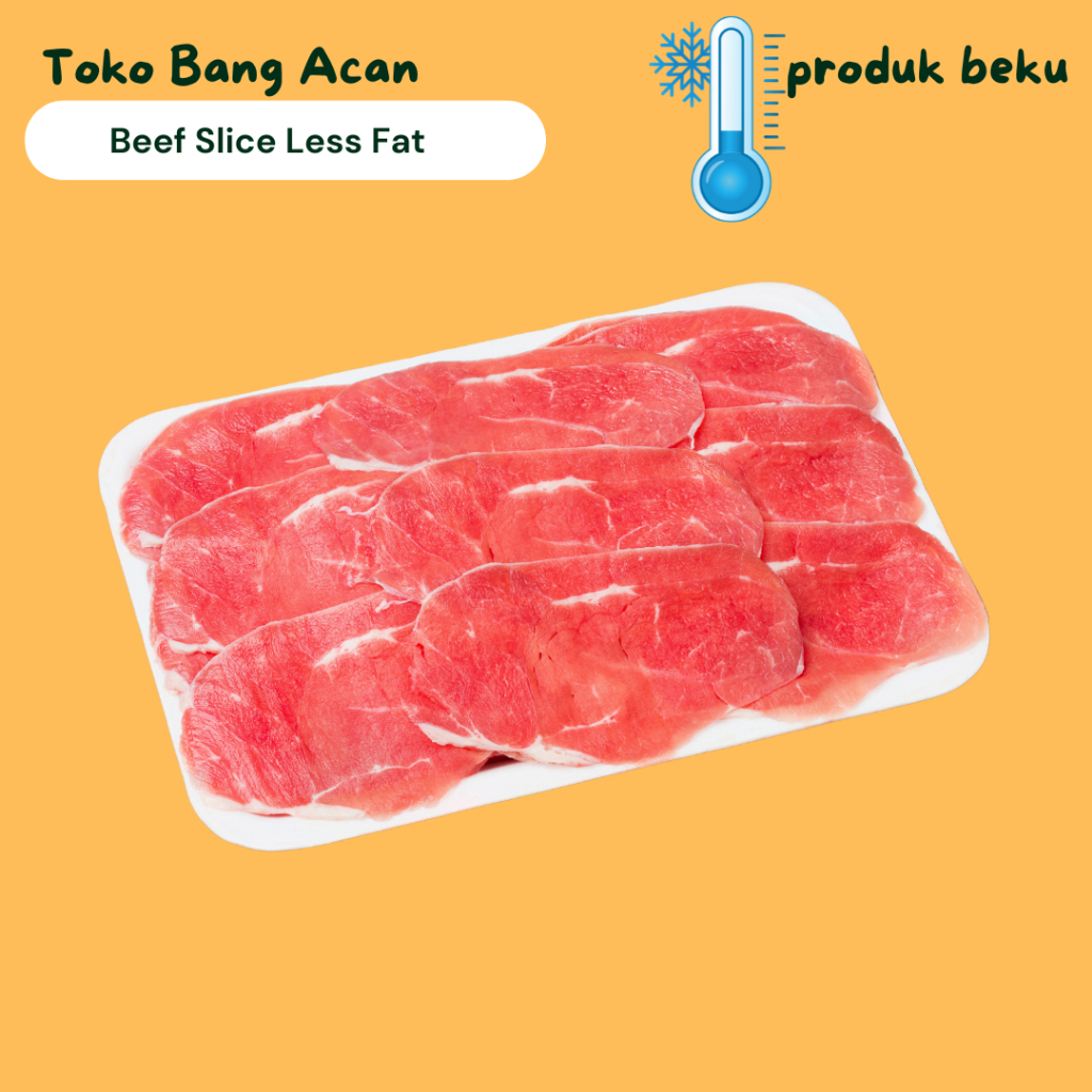 

Beef slice sapi australia rendah lemak 500gr / beef slice less fat 500gr / beef slice sapi bbq
