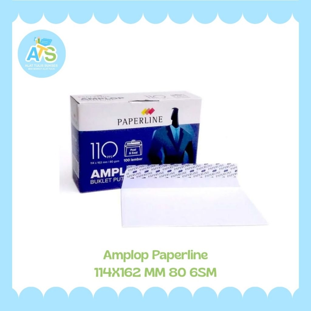 

amplop paperline 140 pps 95x 152 mm .8065m
