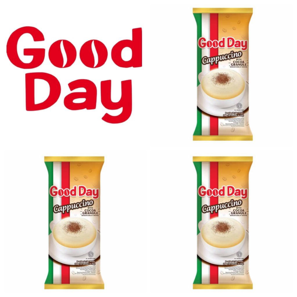 

Good Day Kopi Instan Cappuccino 10 x 25 Gr