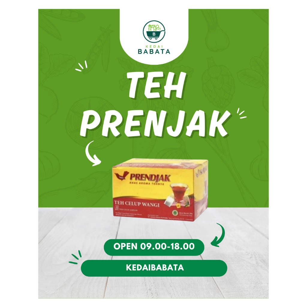 

Teh Celup Prenjak Kotak Isi 25 Kedai Babata Padang